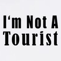 IM Not A Tourist Funny Youth Performance Sprint T-Shirt