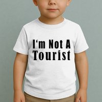 IM Not A Tourist Funny Toddler T-Shirt