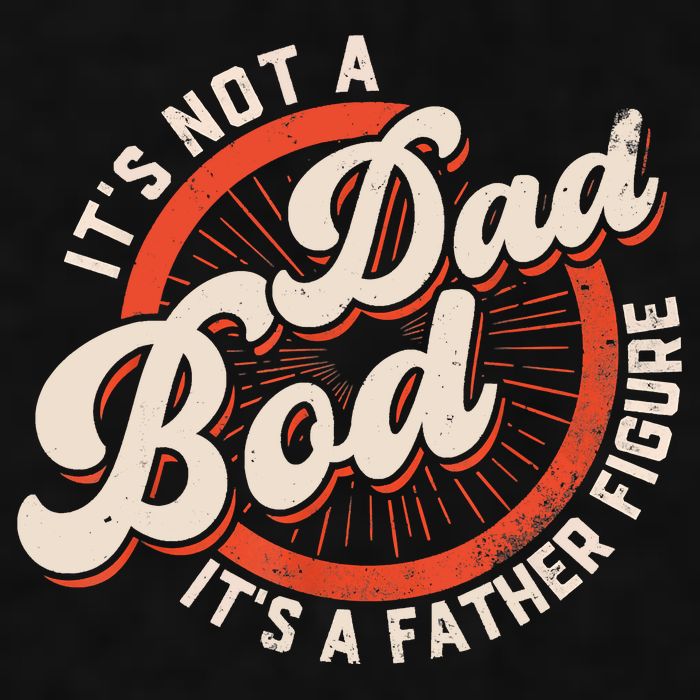 It's Not A Dad Bod It's A Father Figure Tee Funny Dad Joke Ladies PosiCharge Tri-Blend Wicking Tank