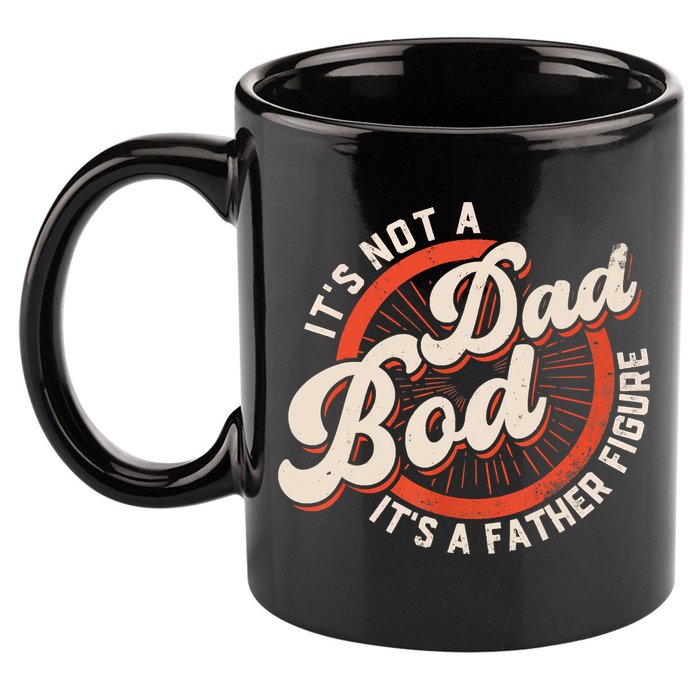 It's Not A Dad Bod It's A Father Figure Tee Funny Dad Joke 11oz C Handle Ceramic Mug