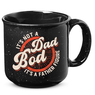It's Not A Dad Bod It's A Father Figure Tee Funny Dad Joke 15oz Campfire Ceramic Mug