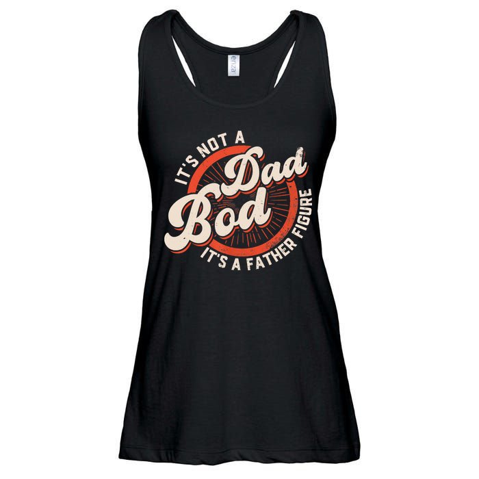 It's Not A Dad Bod It's A Father Figure Tee Funny Dad Joke Ladies Essential Flowy Tank
