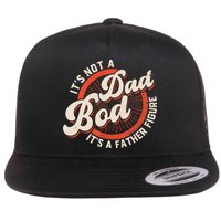 It's Not A Dad Bod It's A Father Figure Tee Funny Dad Joke Flatbill Hat
