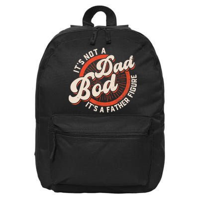 It's Not A Dad Bod It's A Father Figure Tee Funny Dad Joke 16 in Basic Backpack