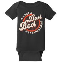 It's Not A Dad Bod It's A Father Figure Tee Funny Dad Joke Baby Bodysuit