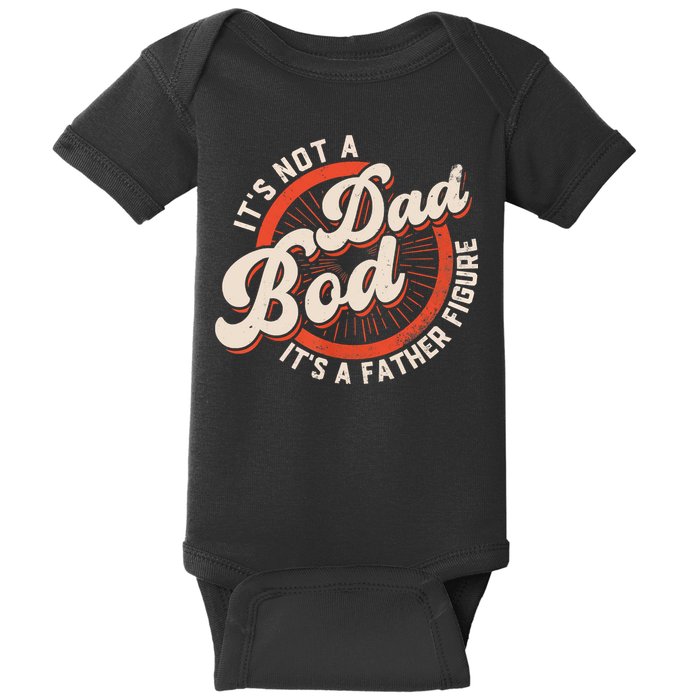 It's Not A Dad Bod It's A Father Figure Tee Funny Dad Joke Baby Bodysuit