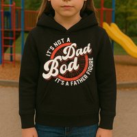 It's Not A Dad Bod It's A Father Figure Tee Funny Dad Joke Kids Hoodie