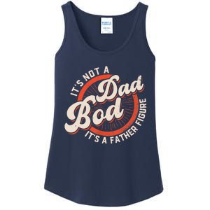 It's Not A Dad Bod It's A Father Figure Tee Funny Dad Joke Ladies Essential Tank