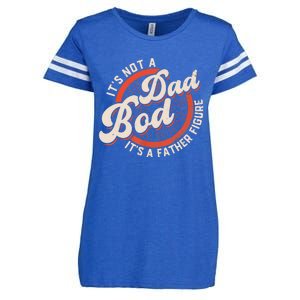 It's Not A Dad Bod It's A Father Figure Tee Funny Dad Joke Enza Ladies Jersey Football T-Shirt