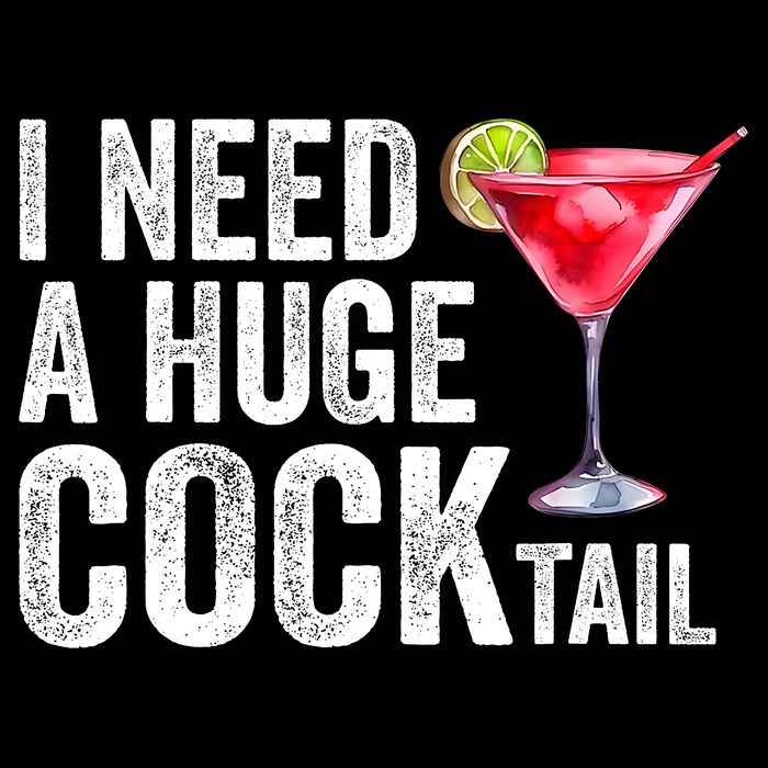 I Need A Huge Cocktail Funny Zip Tote Bag