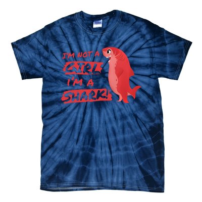 Im Not A Girl Im A Shark Shapeshifting Hero Tie-Dye T-Shirt