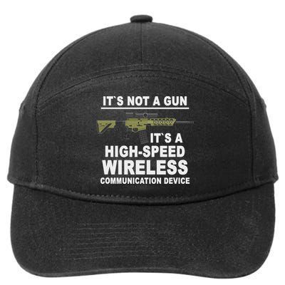 Its Not A Gun Meme Sarcastic Gun Gift Funny Its Not A Gun 7-Panel Snapback Hat