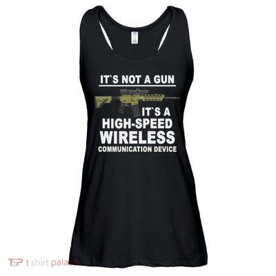 Its Not A Gun Meme Sarcastic Gun Gift Funny Its Not A Gun Ladies Essential Flowy Tank