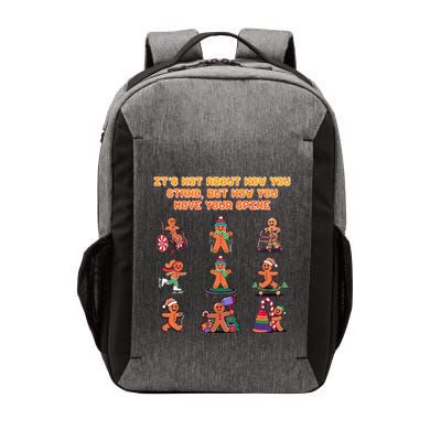 Its Not About How You Stand But How You Move Your Spine Vector Backpack