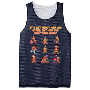 Its Not About How You Stand But How You Move Your Spine Mesh Reversible Basketball Jersey Tank