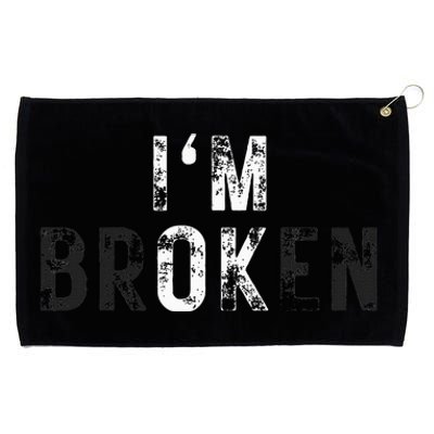 IM Not As White As I Look Native American Dreamcatcher Grommeted Golf Towel