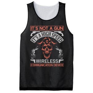 It's Not A Gun It's A High Speed Wirless Communication Device Mesh Reversible Basketball Jersey Tank