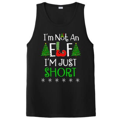 Im Not An Elf Just Short Funny Christmas Xmas PosiCharge Competitor Tank