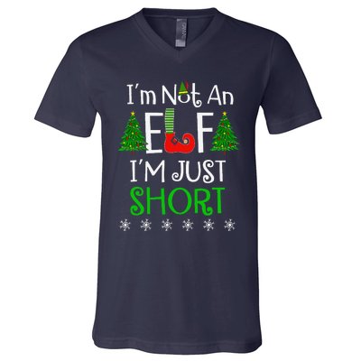 Im Not An Elf Just Short Funny Christmas Xmas V-Neck T-Shirt