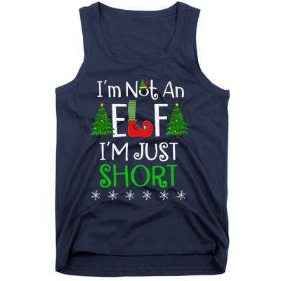 Im Not An Elf Just Short Funny Christmas Xmas Tank Top