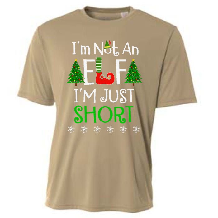 Im Not An Elf Just Short Funny Christmas Xmas Cooling Performance Crew T-Shirt