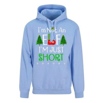 Im Not An Elf Just Short Funny Christmas Xmas Unisex Surf Hoodie