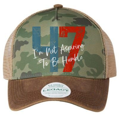 IM Not Aspiring To Be Humble Kamala Harris 47 Legacy Tie Dye Trucker Hat