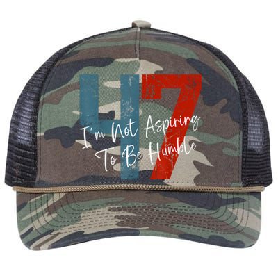 IM Not Aspiring To Be Humble Kamala Harris 47 Retro Rope Trucker Hat Cap