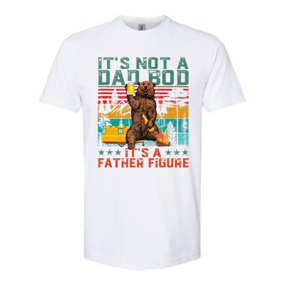 ItS Not A Dad Bod ItS Father Figure Funny Bear Beer Lovers Softstyle® CVC T-Shirt