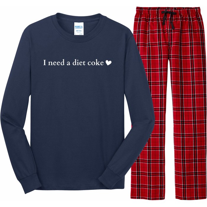 I Need A Diet Cok E Long Sleeve Pajama Set