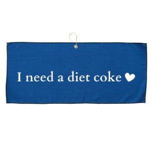 I Need A Diet Cok E Large Microfiber Waffle Golf Towel