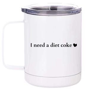 I Need A Diet Cok E 12 oz Stainless Steel Tumbler Cup