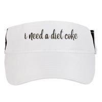 I Need A Diet Co Ke Adult Drive Performance Visor