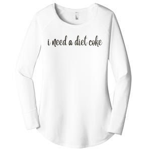 I Need A Diet Co Ke Women's Perfect Tri Tunic Long Sleeve Shirt