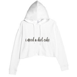 I Need A Diet Co Ke Crop Fleece Hoodie