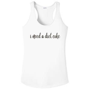 I Need A Diet Co Ke Ladies PosiCharge Competitor Racerback Tank