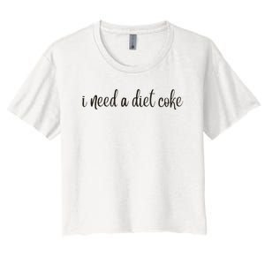 I Need A Diet Co Ke Women's Crop Top Tee