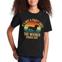 It’s Not A Party Until Wiener Comes Out, Funny Dachshund Kids T-Shirt
