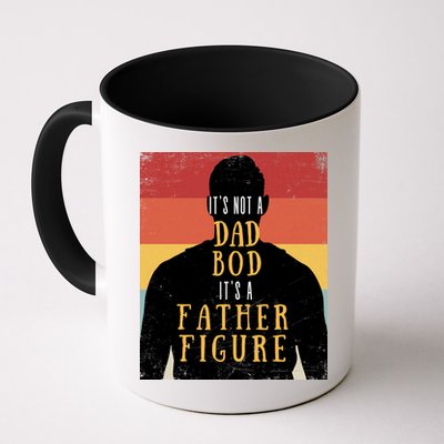 Its Not A Dad Bod Its A Father Figure Vintage Stripes Fathers Day Mug