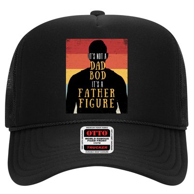 Its Not A Dad Bod Its A Father Figure Vintage Stripes Fathers Day Trucker Hat