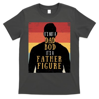 Its Not A Dad Bod Its A Father Figure Vintage Stripes Fathers Day T-Shirt