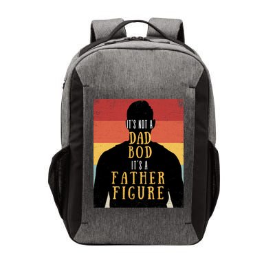 Its Not A Dad Bod Its A Father Figure Vintage Stripes Fathers Day Vector Backpack
