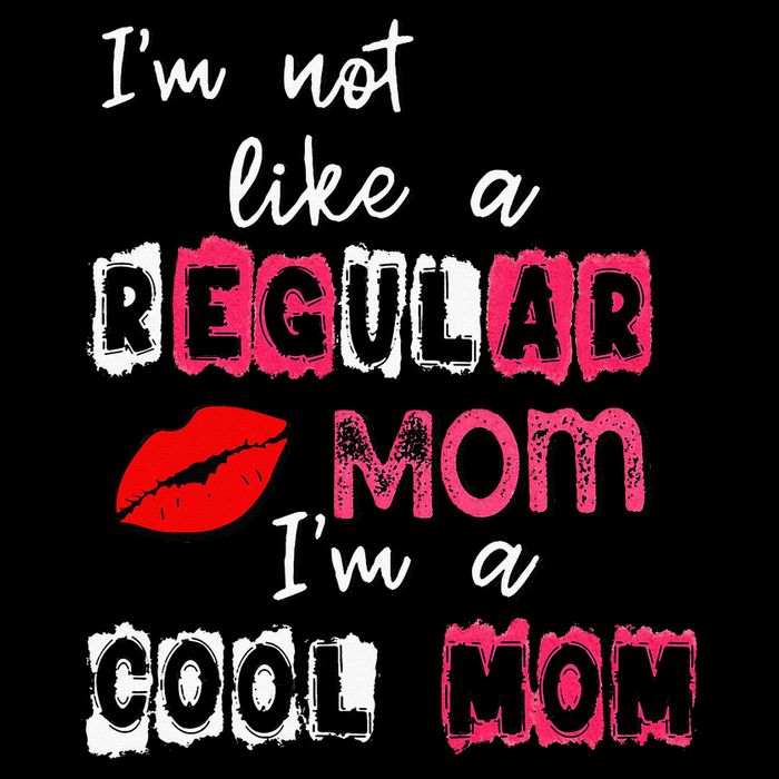 Im Not A Regular Mom Im A Cool Mom 7-Panel Snapback Hat