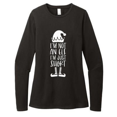 I'm Not An Elf I'm Just Short Family Matching Christmas Xmas Womens CVC Long Sleeve Shirt