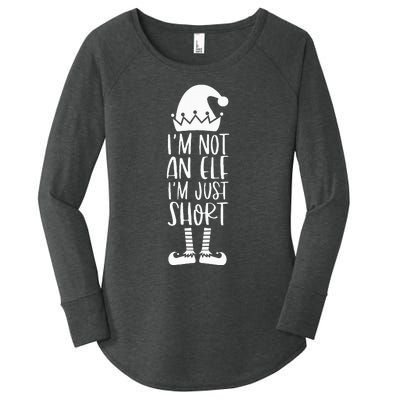 I'm Not An Elf I'm Just Short Family Matching Christmas Xmas Women's Perfect Tri Tunic Long Sleeve Shirt