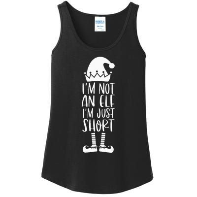 I'm Not An Elf I'm Just Short Family Matching Christmas Xmas Ladies Essential Tank