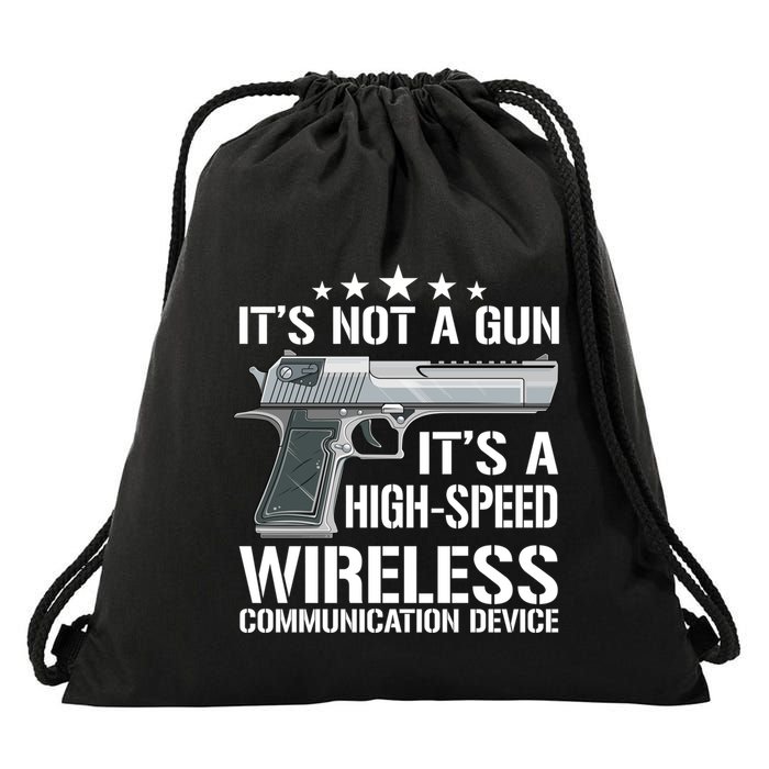 Its Not A Gun Meme Funny Gift Funny Its Not A Gun Cool Gift Drawstring Bag