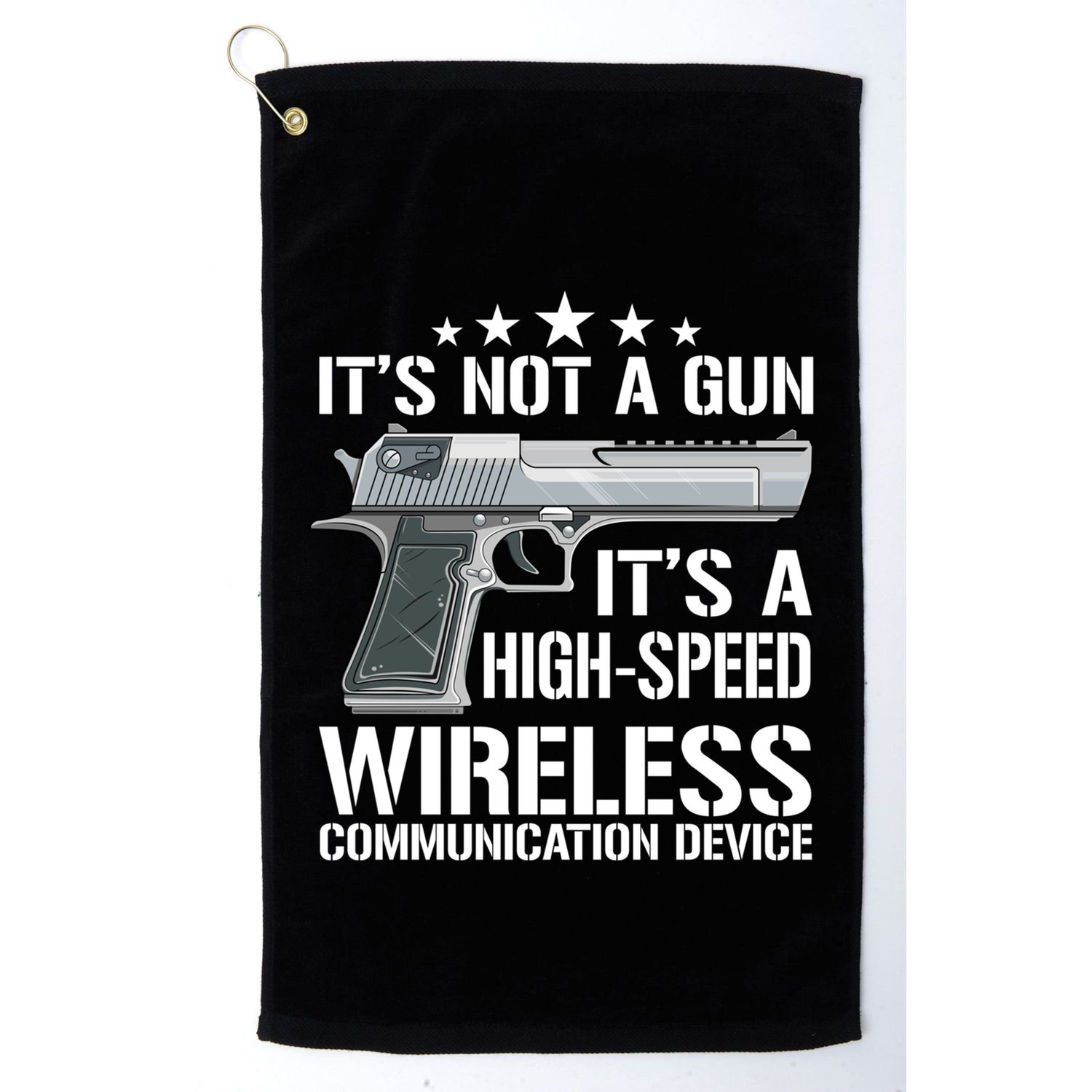 Its Not A Gun Meme Funny Gift Funny Its Not A Gun Cool Gift Golf Towel