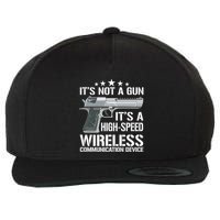 Its Not A Gun Meme Funny Gift Funny Its Not A Gun Cool Gift Wool Snapback Cap