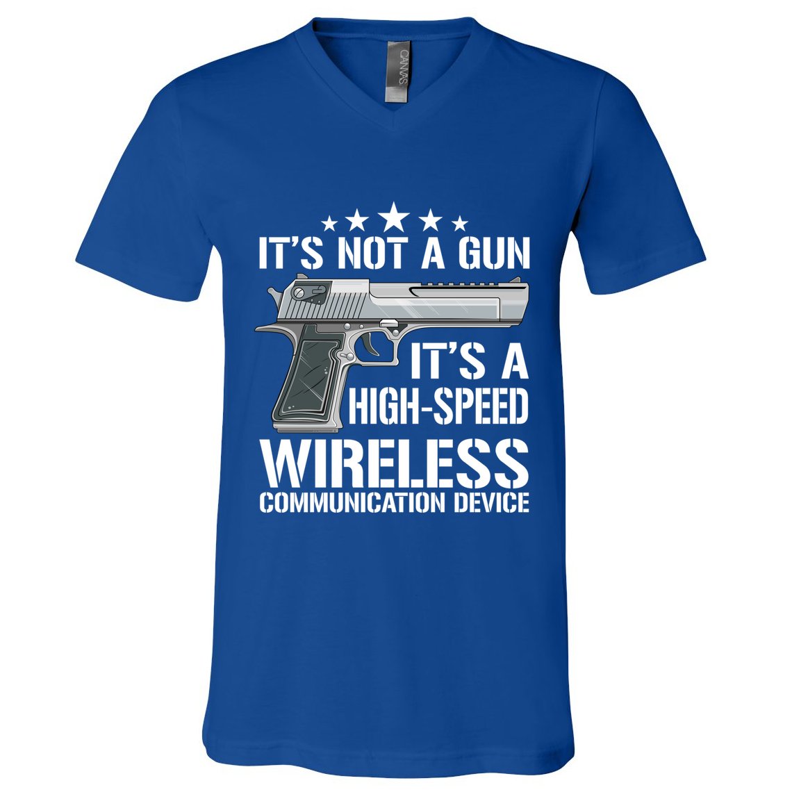 Its Not A Gun Meme Funny Gift Funny Its Not A Gun Cool Gift V-Neck T-Shirt